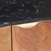 AICO Malibu Crest TV Console in Crotch Mahogany - Furniture Land (Milwaukee, WI)