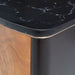 AICO Malibu Crest TV Console in Crotch Mahogany - Furniture Land (Milwaukee, WI)