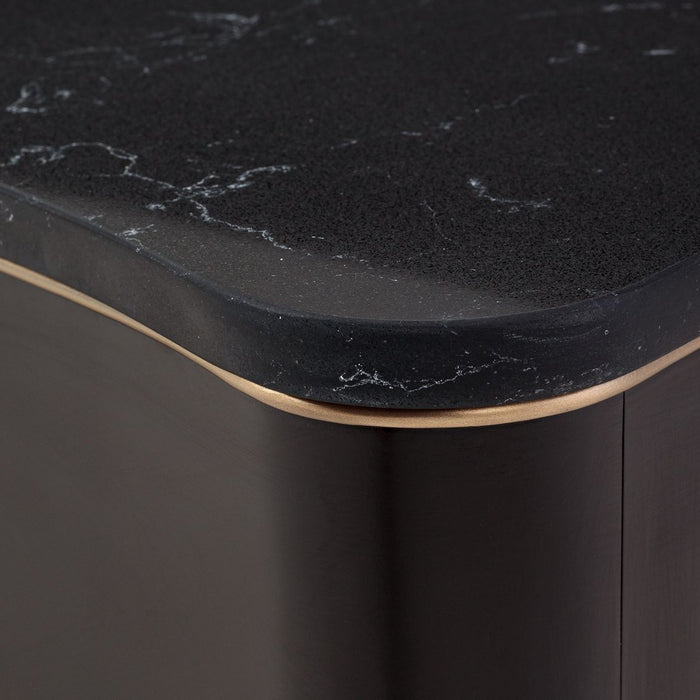 AICO Malibu Crest Rectangular Cocktail Table in Crotch Mahogany - Furniture Land (Milwaukee, WI)