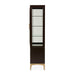 AICO Malibu Crest Display Cabinet in Crotch Mahogany - Furniture Land (Milwaukee, WI)