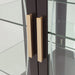 AICO Malibu Crest Display Cabinet in Crotch Mahogany - Furniture Land (Milwaukee, WI)