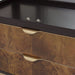 AICO Malibu Crest Display Cabinet in Crotch Mahogany - Furniture Land (Milwaukee, WI)
