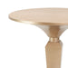 AICO Malibu Crest Round Pedestal Tea Table in Crotch Mahogany - Furniture Land (Milwaukee, WI)