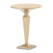 AICO Malibu Crest Round Pedestal Tea Table in Crotch Mahogany - Furniture Land (Milwaukee, WI)