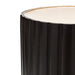 AICO Malibu Crest Round Chairside Table in Dark Espresso - Furniture Land (Milwaukee, WI)