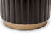AICO Malibu Crest Round Chairside Table in Dark Espresso - Furniture Land (Milwaukee, WI)