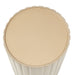 AICO Malibu Crest Round Chairside Table in Chardonnay - Furniture Land (Milwaukee, WI)