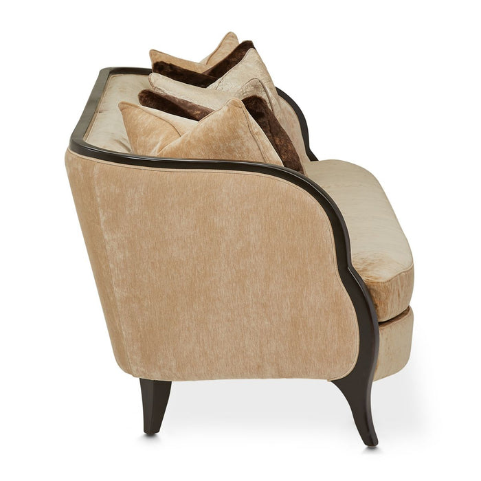 AICO Malibu Crest Sofa in Dark Espresso - Furniture Land (Milwaukee, WI)