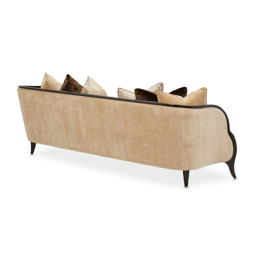 AICO Malibu Crest Sofa in Dark Espresso - Furniture Land (Milwaukee, WI)