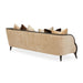 AICO Malibu Crest Sofa in Dark Espresso - Furniture Land (Milwaukee, WI)