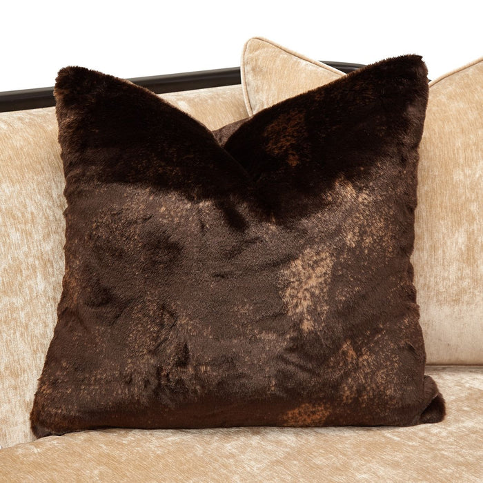AICO Malibu Crest Sofa in Dark Espresso - Furniture Land (Milwaukee, WI)