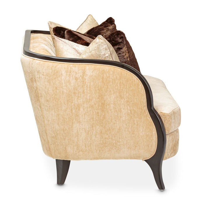 AICO Malibu Crest Loveseat in Dark Espresso - Furniture Land (Milwaukee, WI)