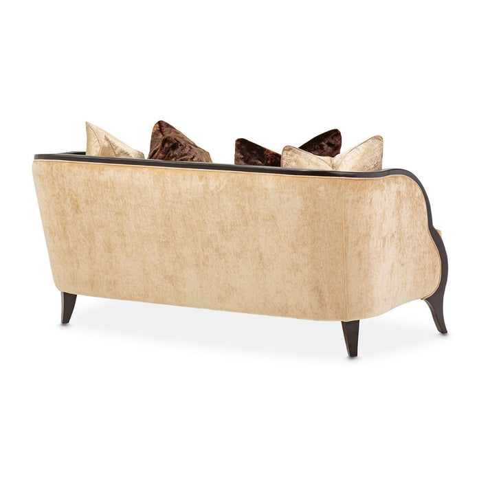AICO Malibu Crest Loveseat in Dark Espresso - Furniture Land (Milwaukee, WI)