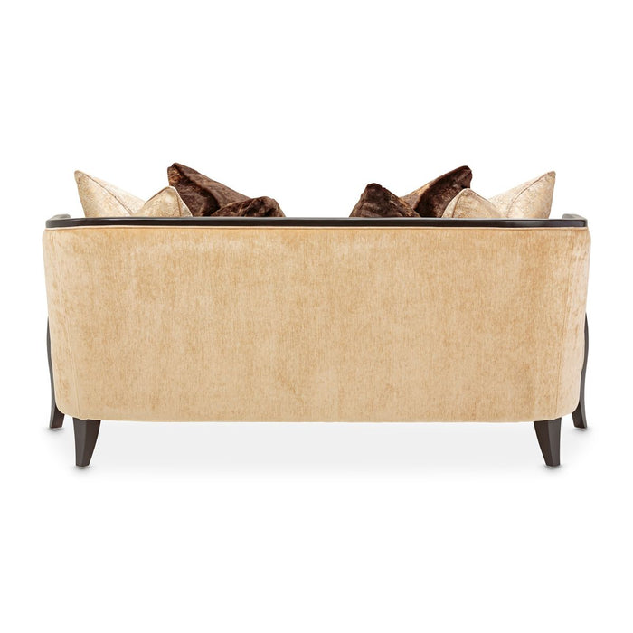 AICO Malibu Crest Loveseat in Dark Espresso - Furniture Land (Milwaukee, WI)