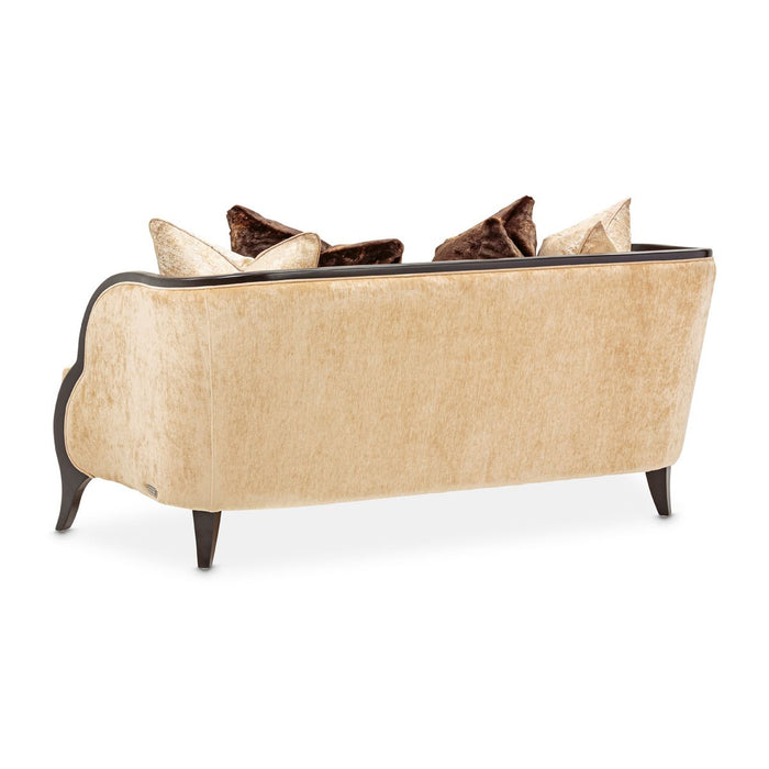AICO Malibu Crest Loveseat in Dark Espresso - Furniture Land (Milwaukee, WI)