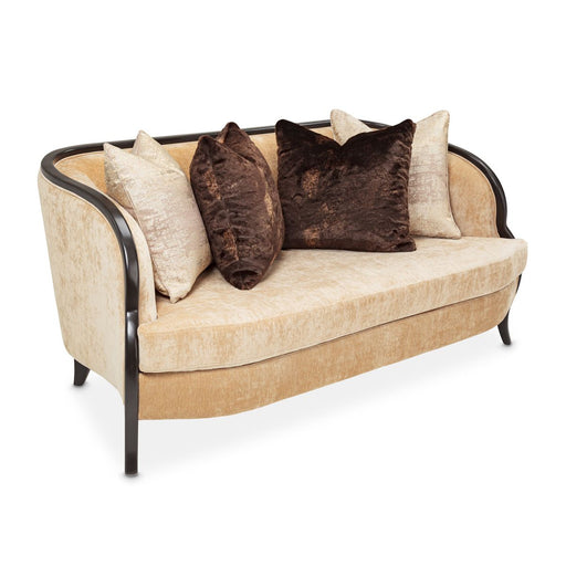 AICO Malibu Crest Loveseat in Dark Espresso - Furniture Land (Milwaukee, WI)