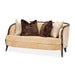 AICO Malibu Crest Loveseat in Dark Espresso - Furniture Land (Milwaukee, WI)