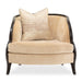 AICO Malibu Crest Living Room Chair in Dark Espresso - Furniture Land (Milwaukee, WI)