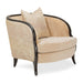 AICO Malibu Crest Living Room Chair in Dark Espresso - Furniture Land (Milwaukee, WI)