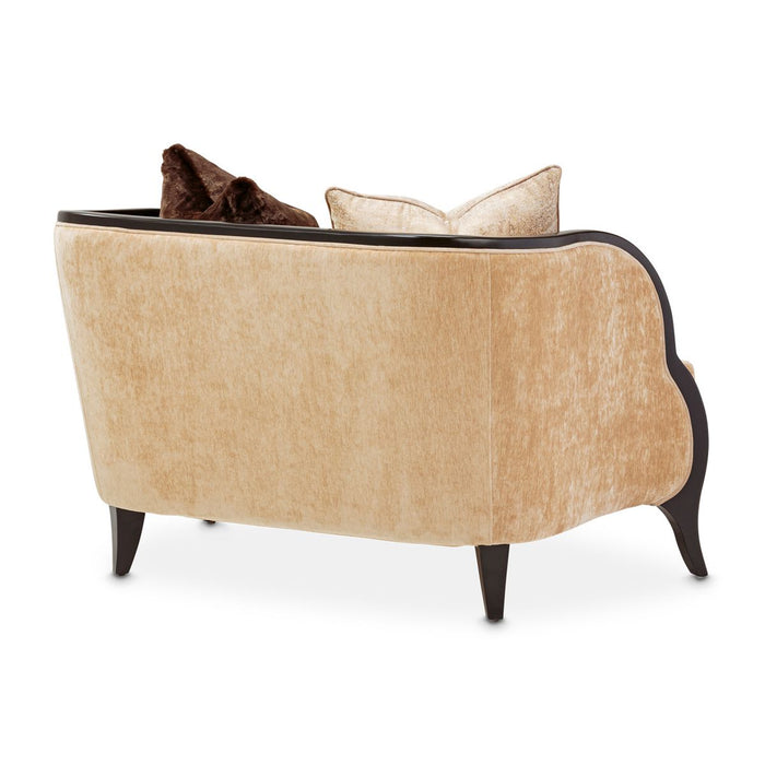 AICO Malibu Crest Chair & A Half in Dark Espresso - Furniture Land (Milwaukee, WI)