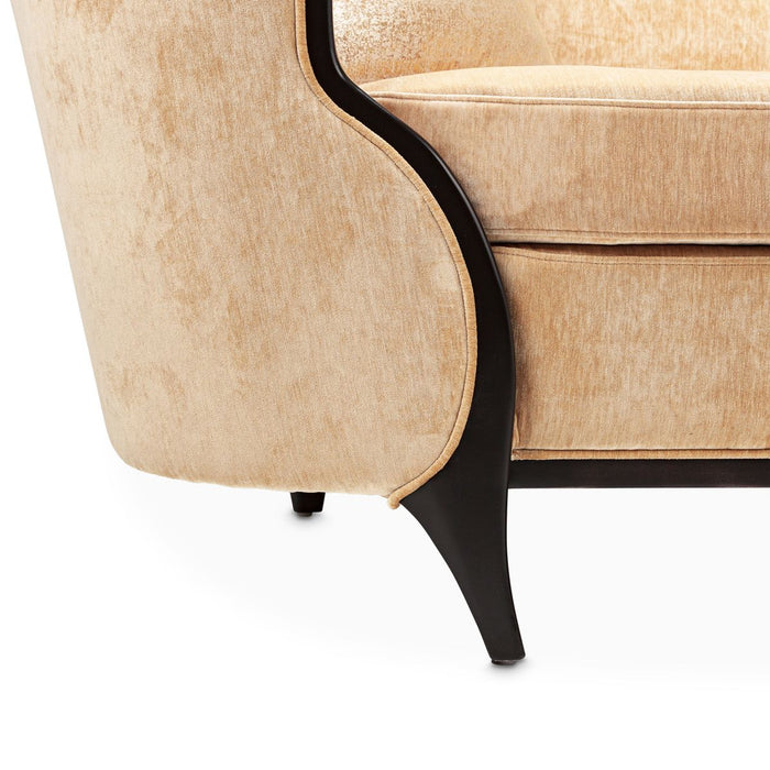 AICO Malibu Crest Chaise in Dark Espresso - Furniture Land (Milwaukee, WI)
