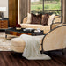 AICO Malibu Crest Chaise in Dark Espresso - Furniture Land (Milwaukee, WI)