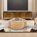 AICO Malibu Crest Clover Cocktail Ottoman in Dark Espresso - Furniture Land (Milwaukee, WI)