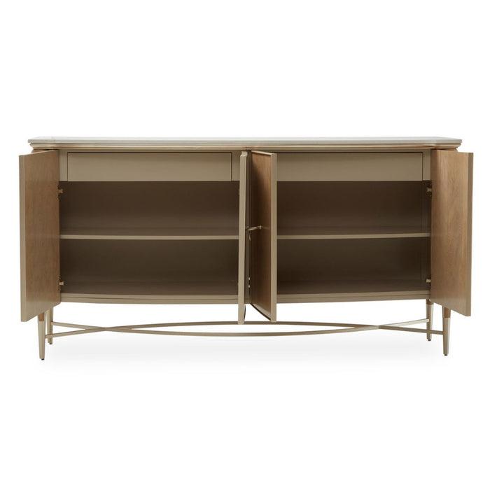 AICO Villa Cherie Sideboard in Caramel - Furniture Land (Milwaukee, WI)