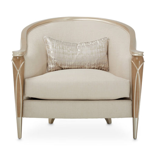 AICO Villa Cherie Chair in Caramel - Furniture Land (Milwaukee, WI)