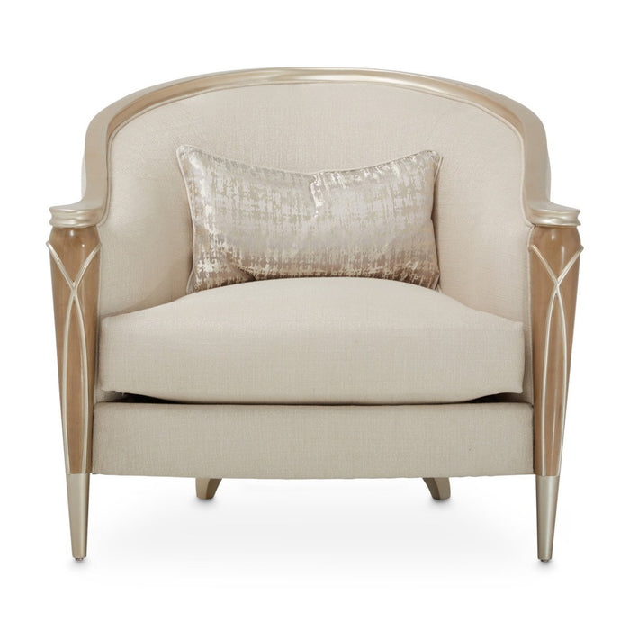 AICO Villa Cherie Chair in Caramel - Furniture Land (Milwaukee, WI)