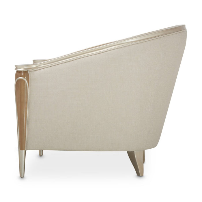 AICO Villa Cherie Chair in Caramel - Furniture Land (Milwaukee, WI)