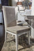 Aico Furniture Horizons Side Chair in Cloud White (Set of 2) - Furniture Land (Milwaukee, WI)