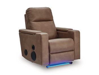 Lorrenton Power Glider Recliner with Audio System - Furniture Land (Milwaukee, WI)
