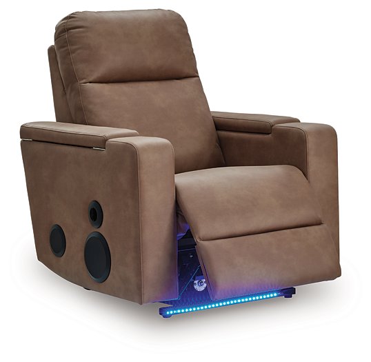 Lorrenton Power Glider Recliner with Audio System - Furniture Land (Milwaukee, WI)