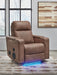 Lorrenton Power Glider Recliner with Audio System - Furniture Land (Milwaukee, WI)