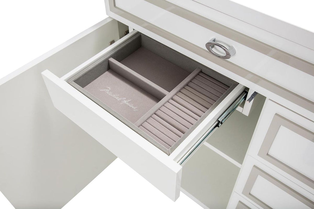 AICO Sky Tower Dresser in White Cloud - Furniture Land (Milwaukee, WI)