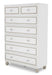AICO Sky Tower 7 Drawer Chest in White Cloud - Furniture Land (Milwaukee, WI)
