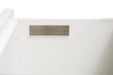 AICO Sky Tower Bedside Bench in White Cloud - Furniture Land (Milwaukee, WI)