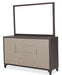 Aico 21 Cosmopolitan Mirror in Taupe/Umber - Furniture Land (Milwaukee, WI)