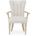 AICO La Rachelle Arm Chair in Medium Champagne (Set of 2) - Furniture Land (Milwaukee, WI)