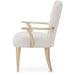 AICO La Rachelle Arm Chair in Medium Champagne (Set of 2) - Furniture Land (Milwaukee, WI)