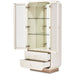AICO La Rachelle Display Cabinet in Medium Champagne - Furniture Land (Milwaukee, WI)