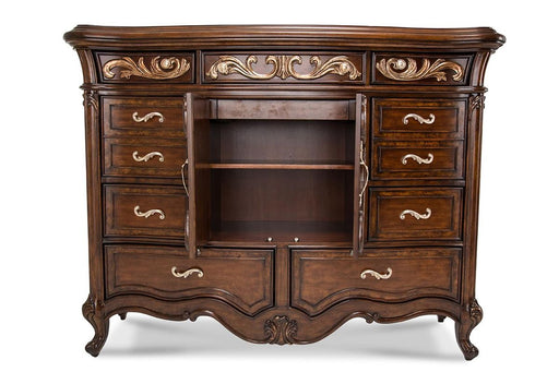 Aico Platine de Royale Tall Dresser in Light Espresso - Furniture Land (Milwaukee, WI)