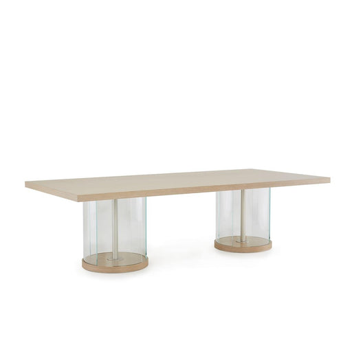 AICO Laguna Ridge Rectangular Dining Table in Washed Oak - Furniture Land (Milwaukee, WI)
