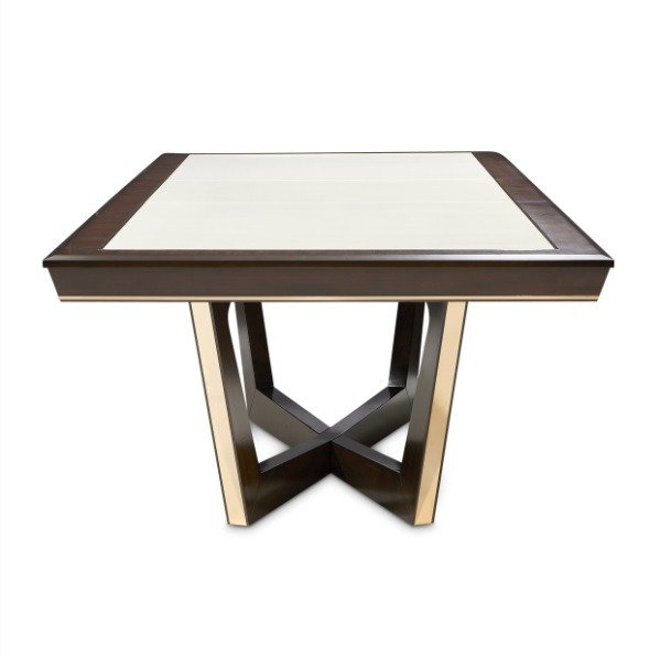 AICO Belmont Place Rectangular Dining Table in Espresso - Furniture Land (Milwaukee, WI)