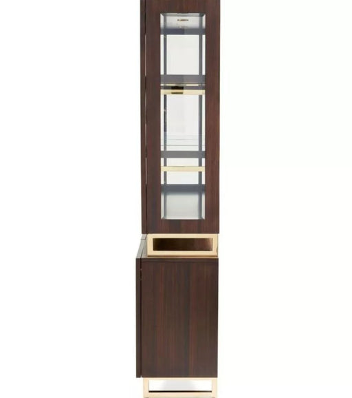 AICO Belmont Place Buffet with China Top in Espresso - Furniture Land (Milwaukee, WI)