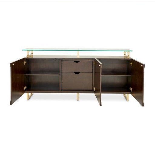 AICO Belmont Place Sideboard in Espresso - Furniture Land (Milwaukee, WI)