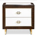 AICO Belmont Place Nightstand in Espresso - Furniture Land (Milwaukee, WI)