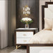 AICO Belmont Place Nightstand in Espresso - Furniture Land (Milwaukee, WI)