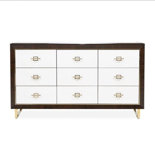 AICO Belmont Place Dresser in Espresso - Furniture Land (Milwaukee, WI)